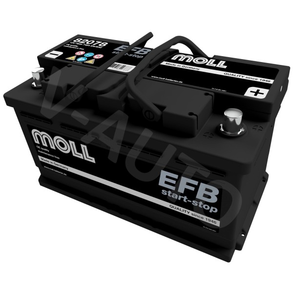 Baterie Auto Moll Start/Stop EFB 78Ah 82078