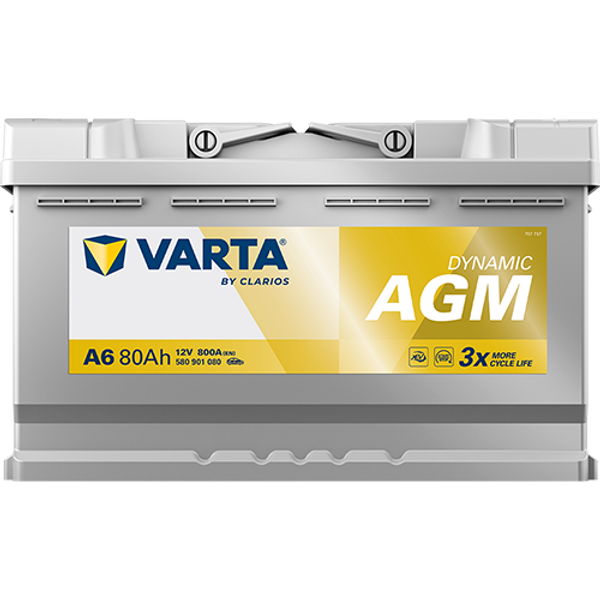 Baterie Auto Varta Silver Dynamic AGM 80Ah
