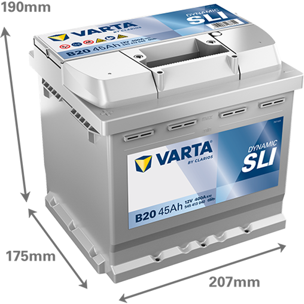 Baterie Auto Varta Black Dynamic 45Ah cu borna inversa