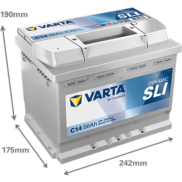 Baterie Auto Varta Black Dynamic 56Ah